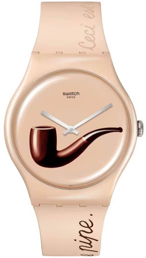 Swatch So29z124 LA TRAHISON DES IMAGES BY RENE MAGRITTE