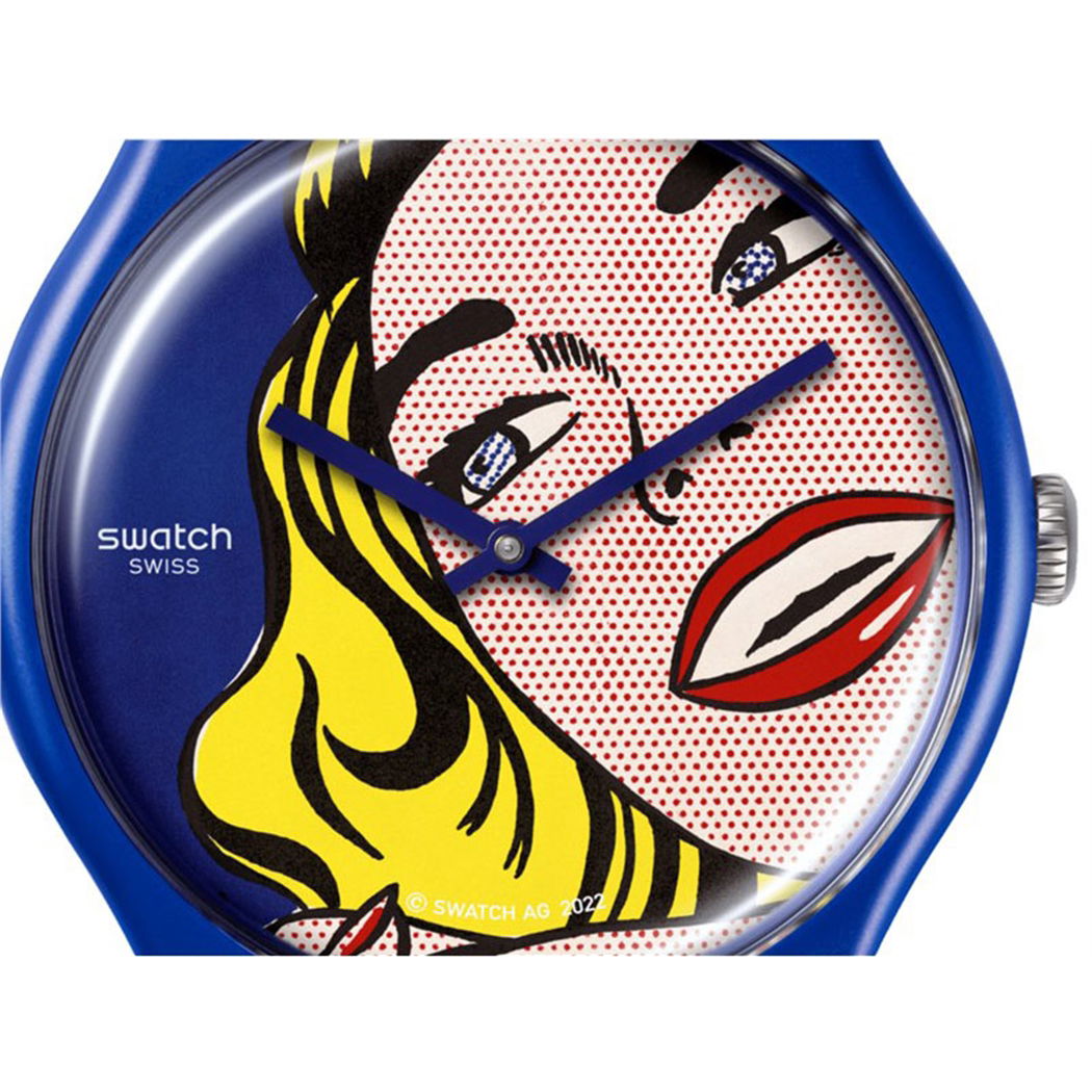 Swatch Suoz352 GIRL BY ROY LICHTENSTEIN, THE WATCH