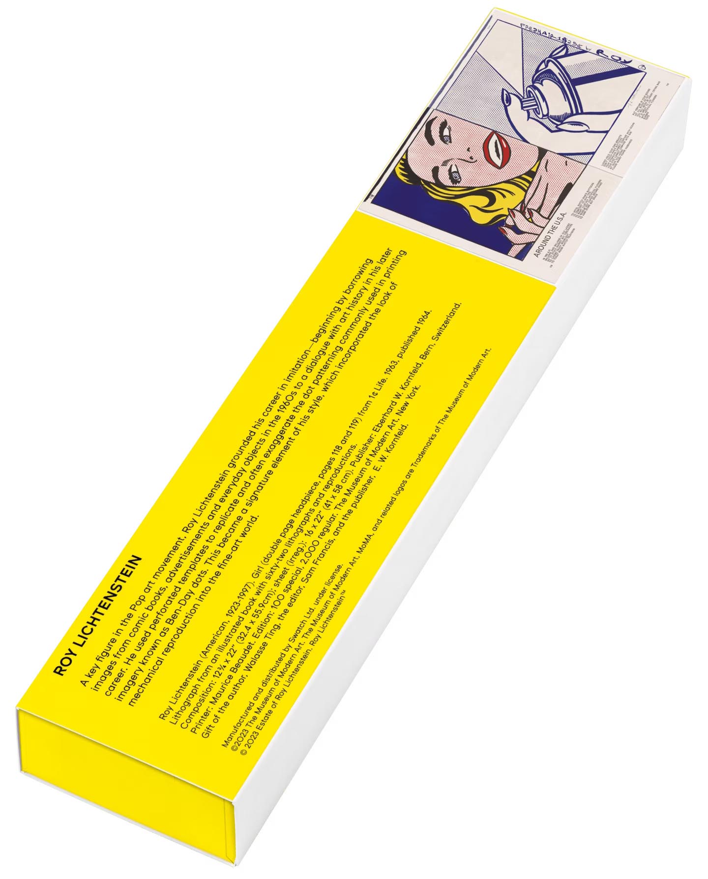 Swatch Suoz352 GIRL BY ROY LICHTENSTEIN, THE WATCH