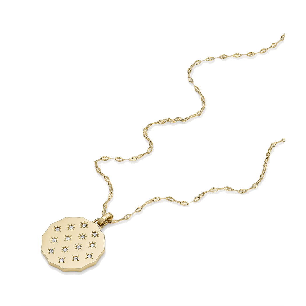 Fossil Jf04382-710 Kadın Taşlı Kolye