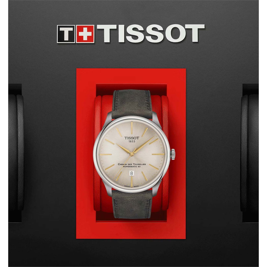 Tissot Chemin des Tourelles 42mm T1394071626100 - Otomatik Erkek Saati (T139.407.16.261.00)