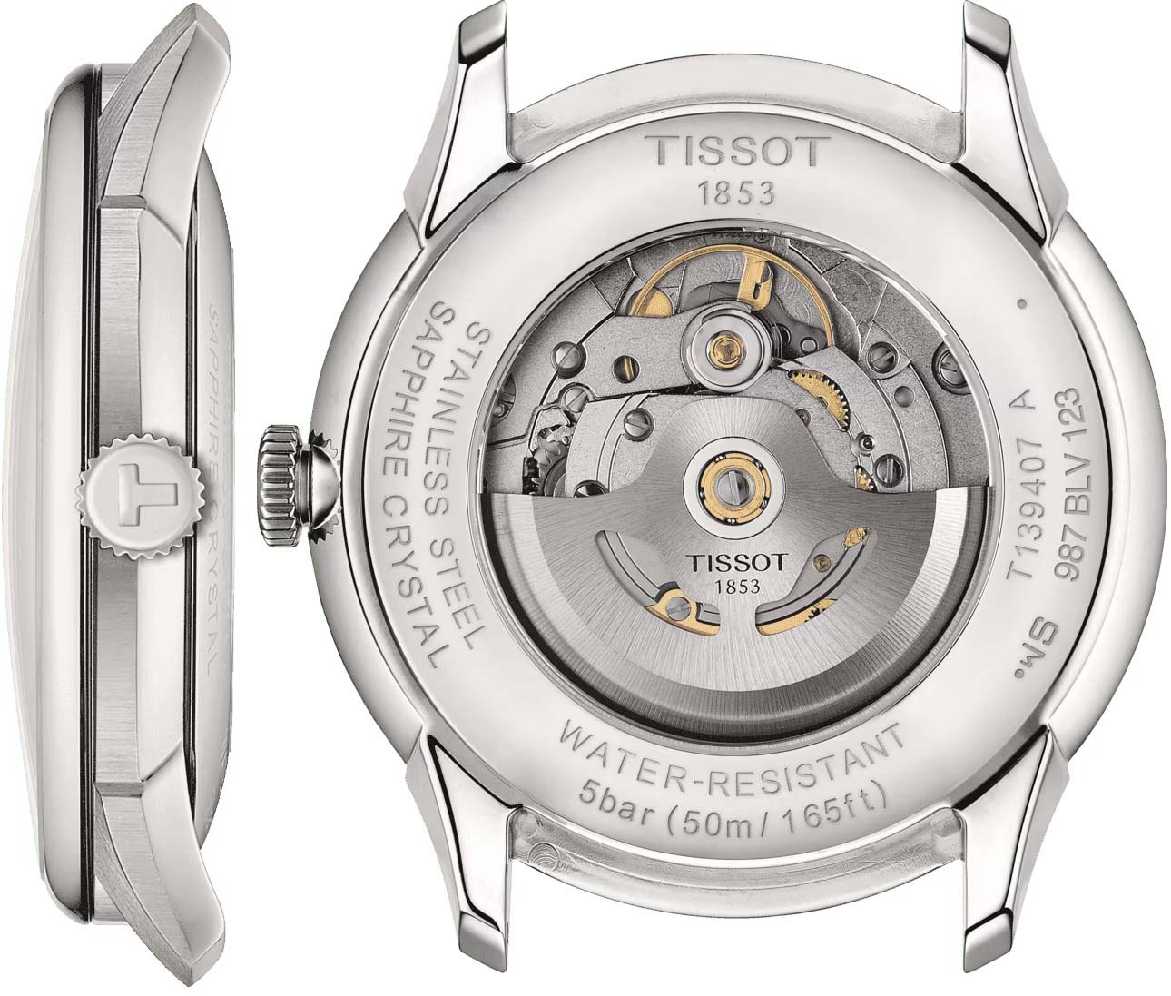 Tissot Chemin des Tourelles 42mm T1394071626100 - Otomatik Erkek Saati (T139.407.16.261.00)