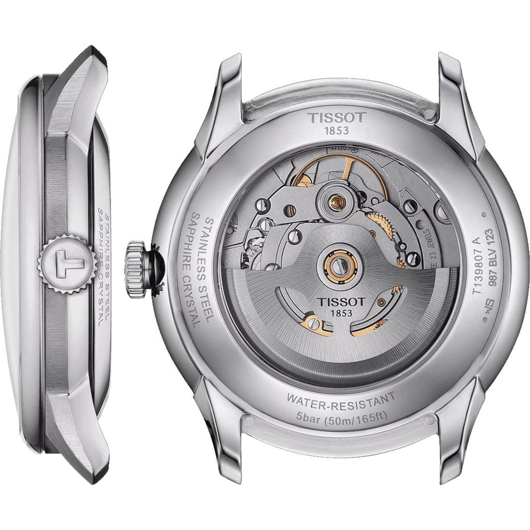 Tissot Chemin des Tourelles 39mm T1398071106100 - Otomatik Erkek Saati (T139.807.11.061.00)