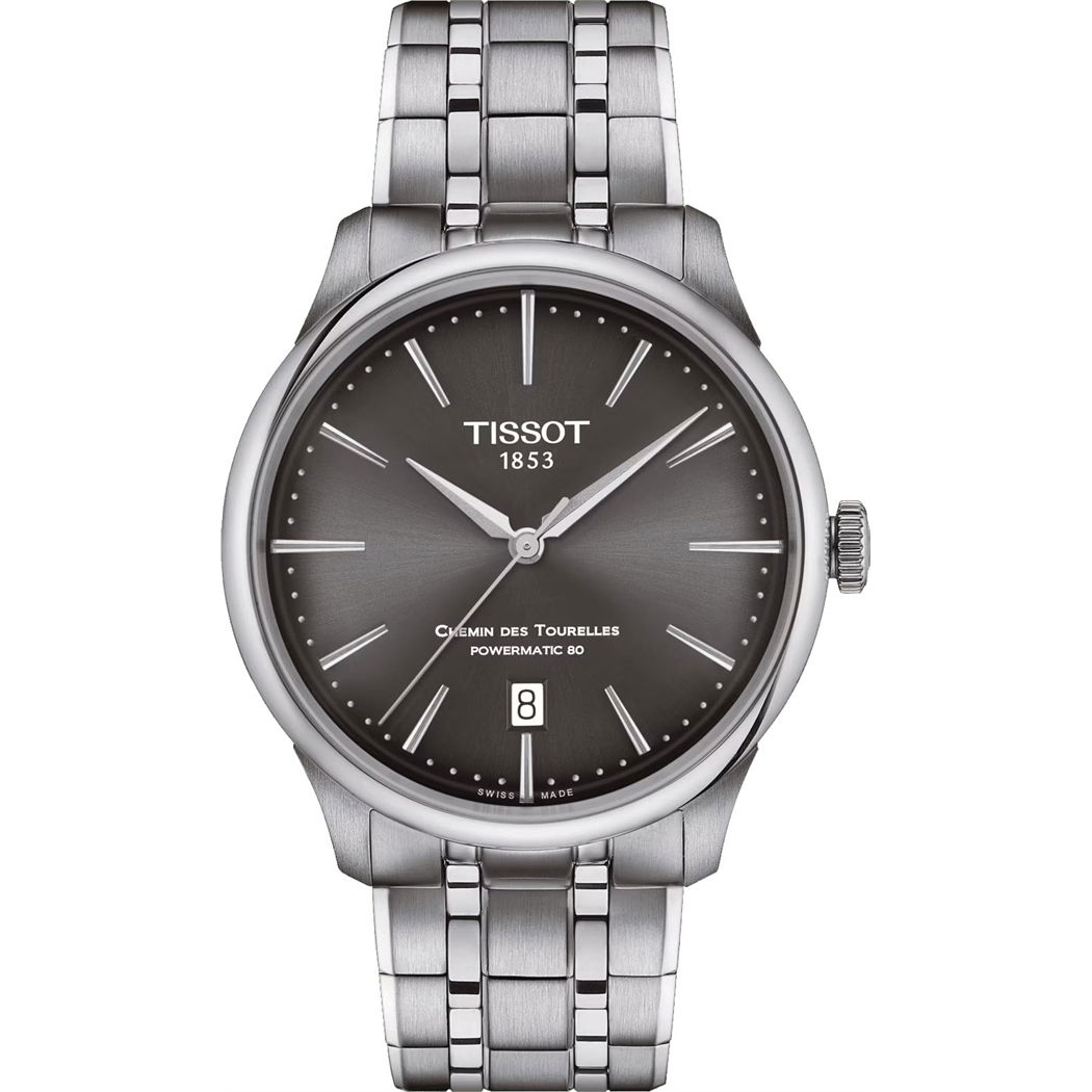 Tissot Chemin des Tourelles 39mm T1398071106100 - Otomatik Erkek Saati (T139.807.11.061.00)
