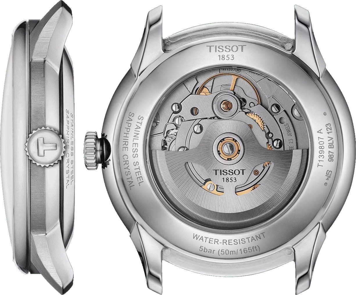 Tissot Chemin des Tourelles 39mm T1398071106100 - Otomatik Erkek Saati (T139.807.11.061.00)