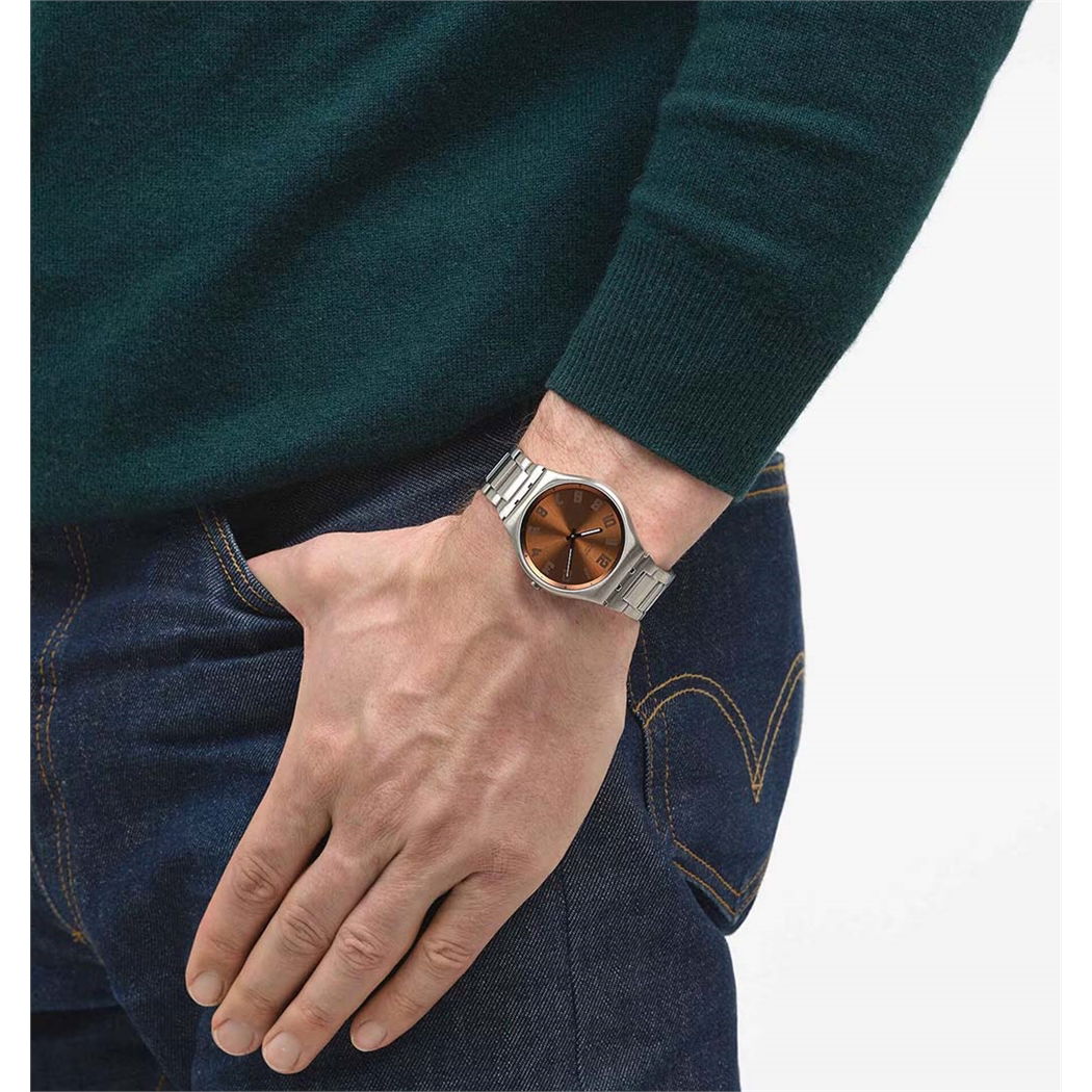 Swatch Ss07s122g Skin Irony Bronze Kol Saati