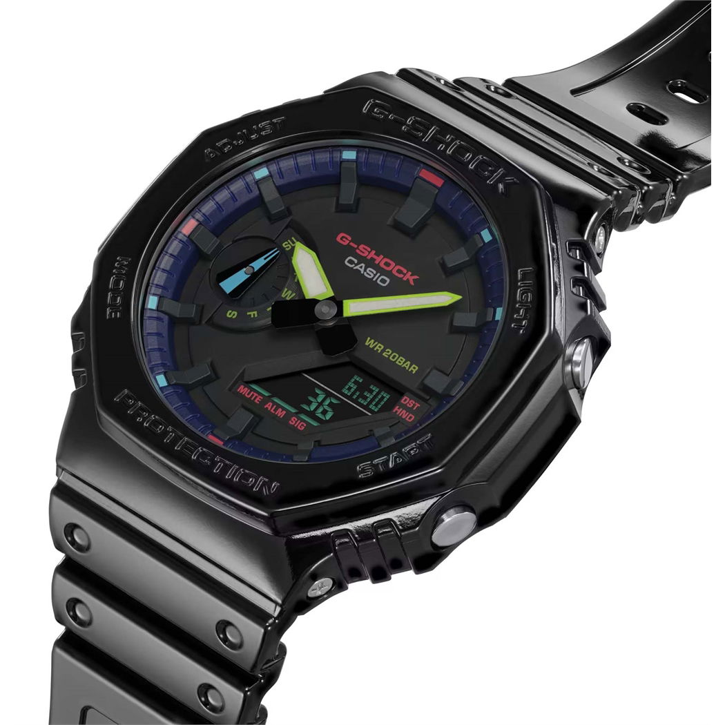 Casio Ga-2100rgb-1adr G-Shock Erkek Kol Saati