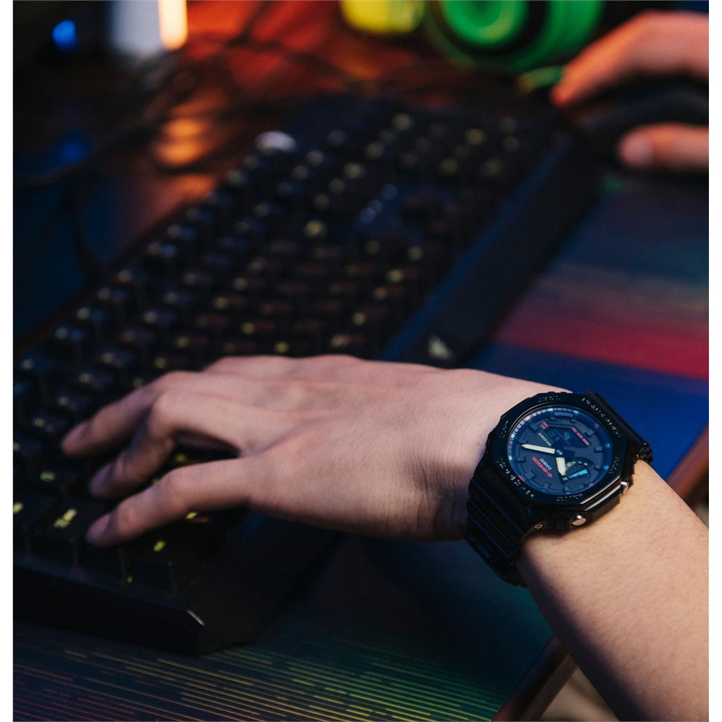 Casio Ga-2100rgb-1adr G-Shock Erkek Kol Saati