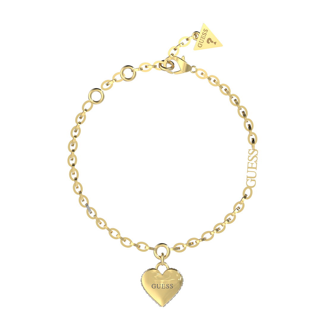 Guess Jgujubb02229jwygs Kadın Kalpli Bileklik