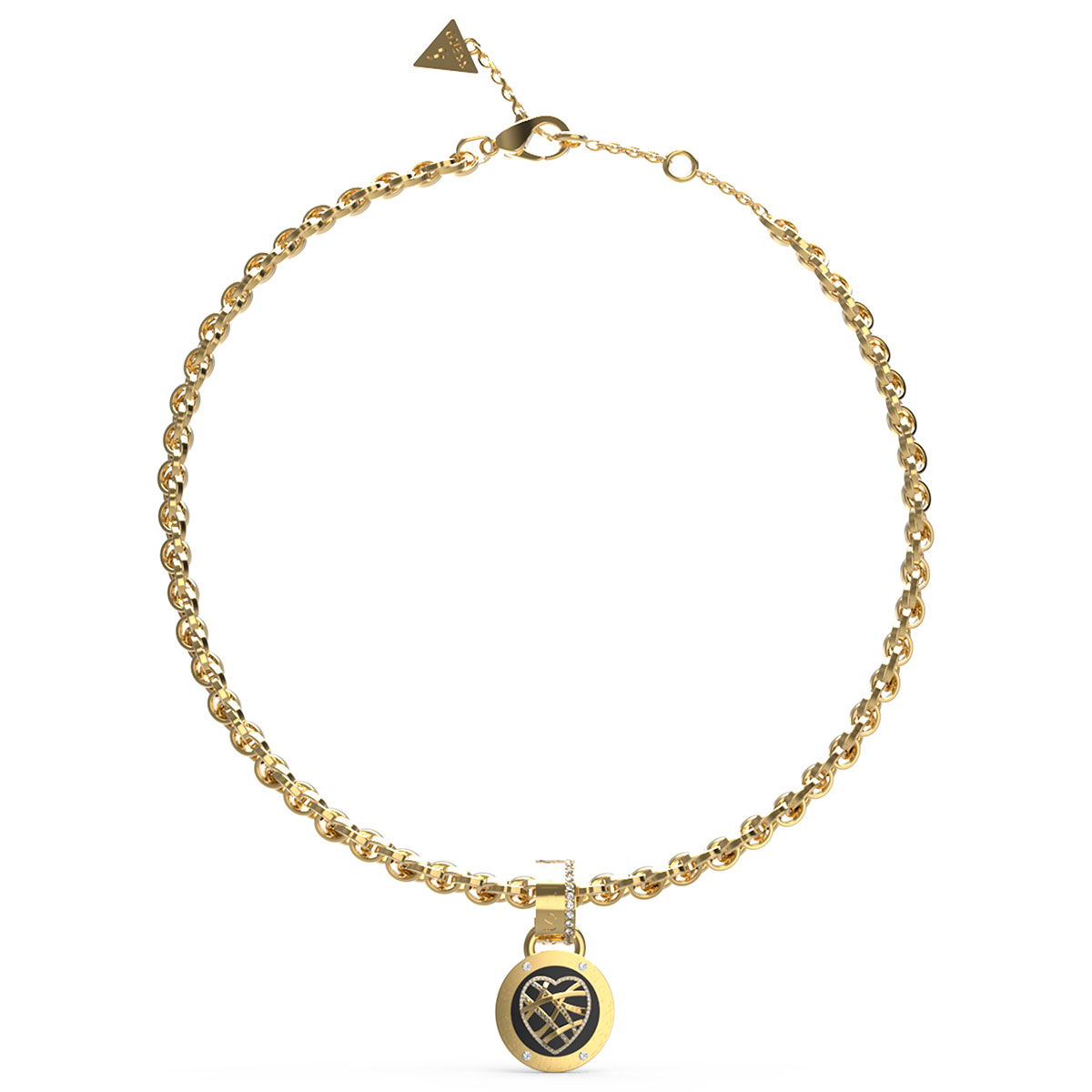 Guess Jgujubn03107jwygbktu Kadın Kalpli Kolye