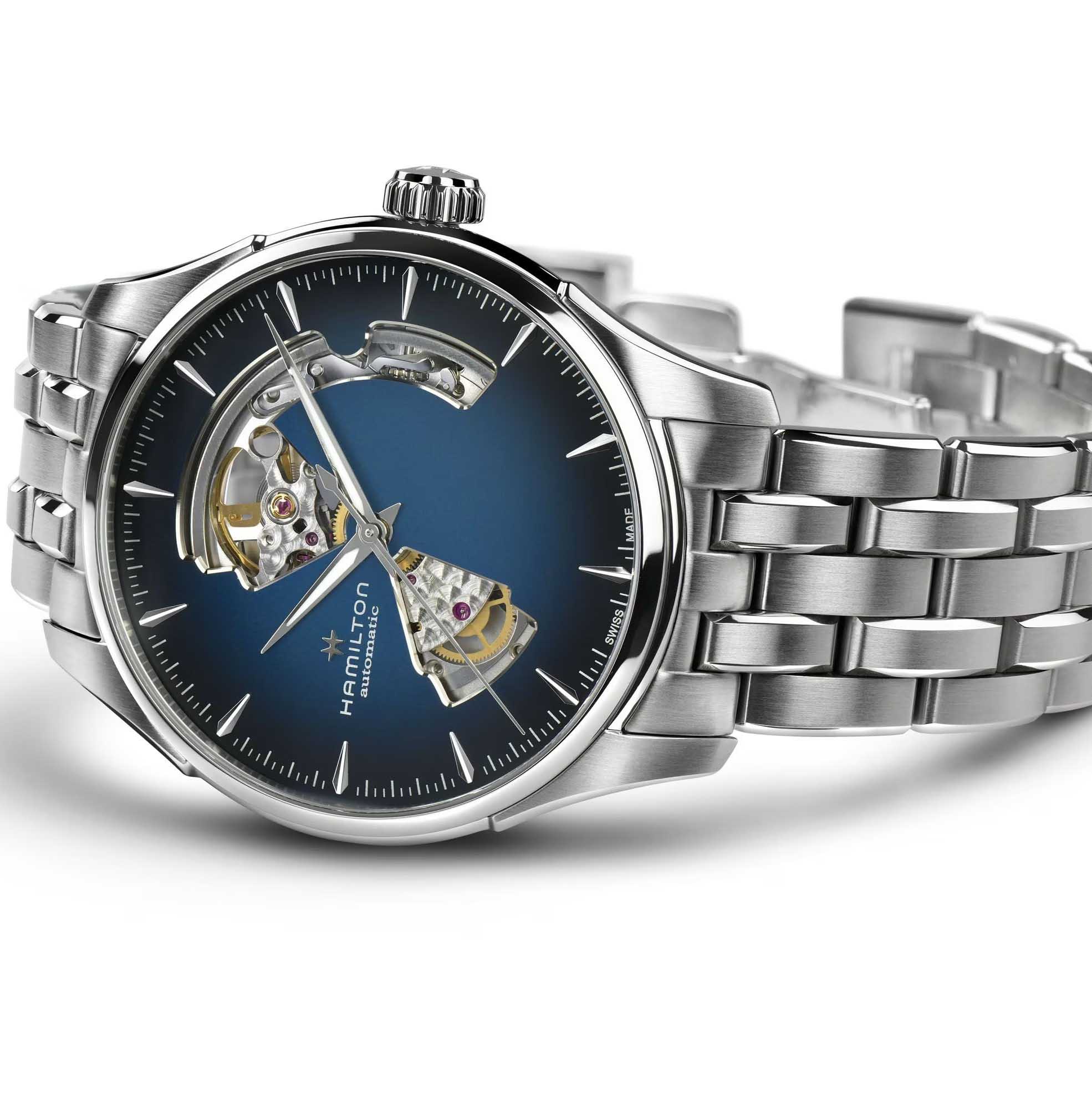 Hamilton H32675140 Jazzmaster Open Heart Auto 40mm Erkek Kol Saati