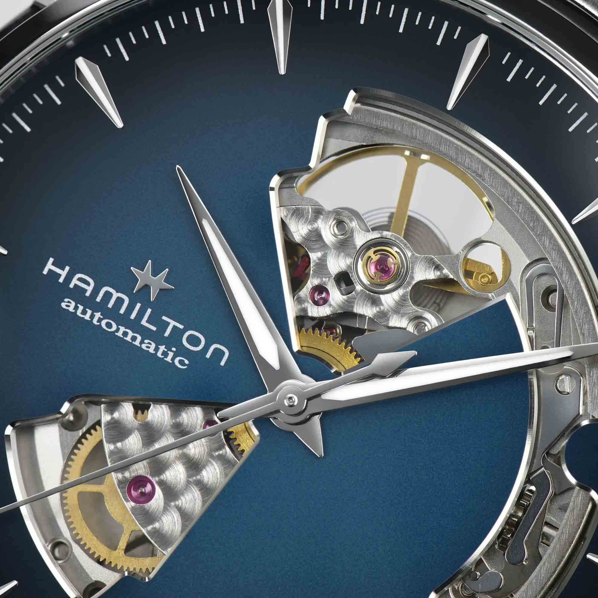 Hamilton H32675140 Jazzmaster Open Heart Auto 40mm Erkek Kol Saati