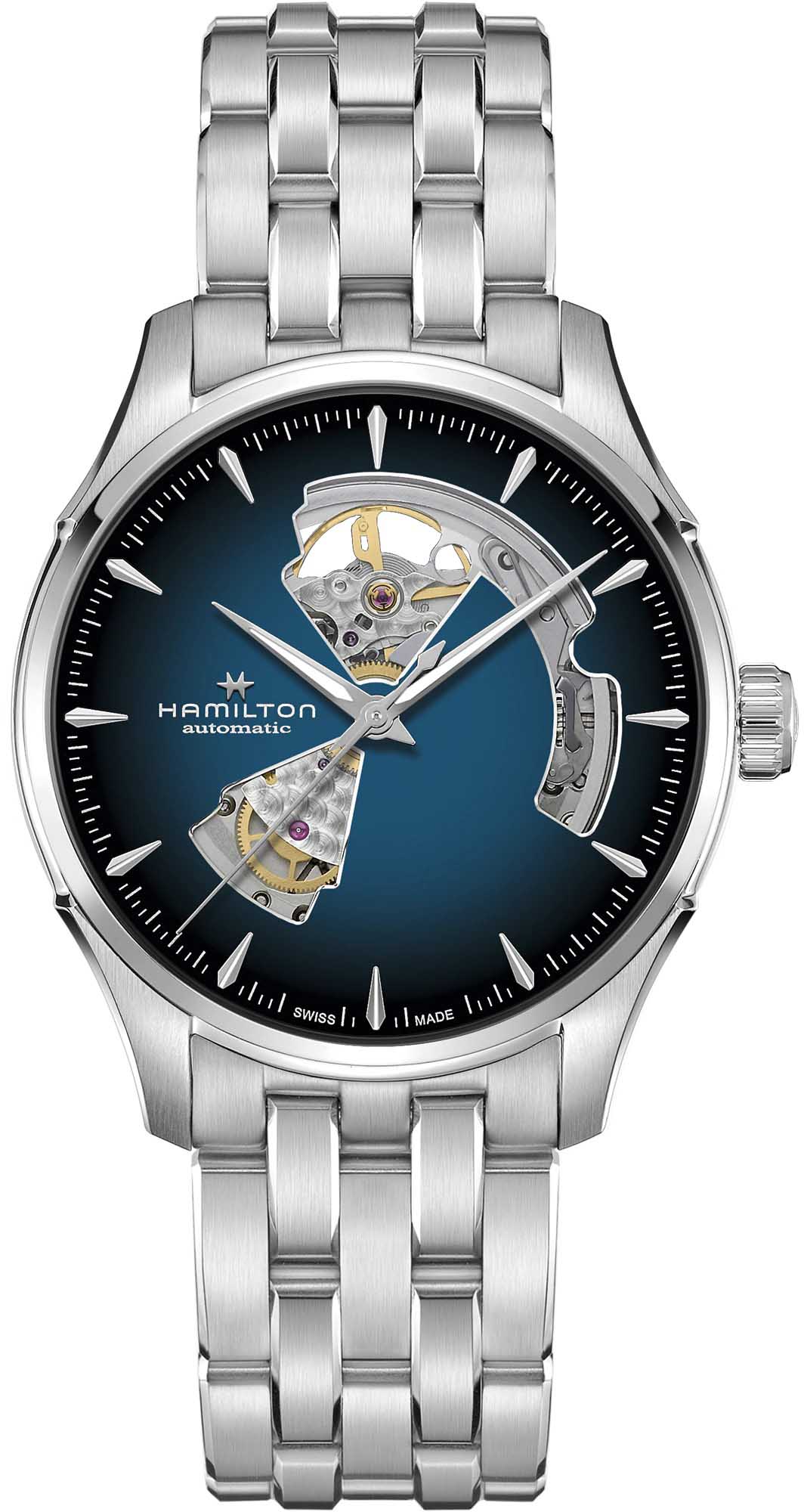 Hamilton H32675140 Jazzmaster Open Heart Auto 40mm Erkek Kol Saati