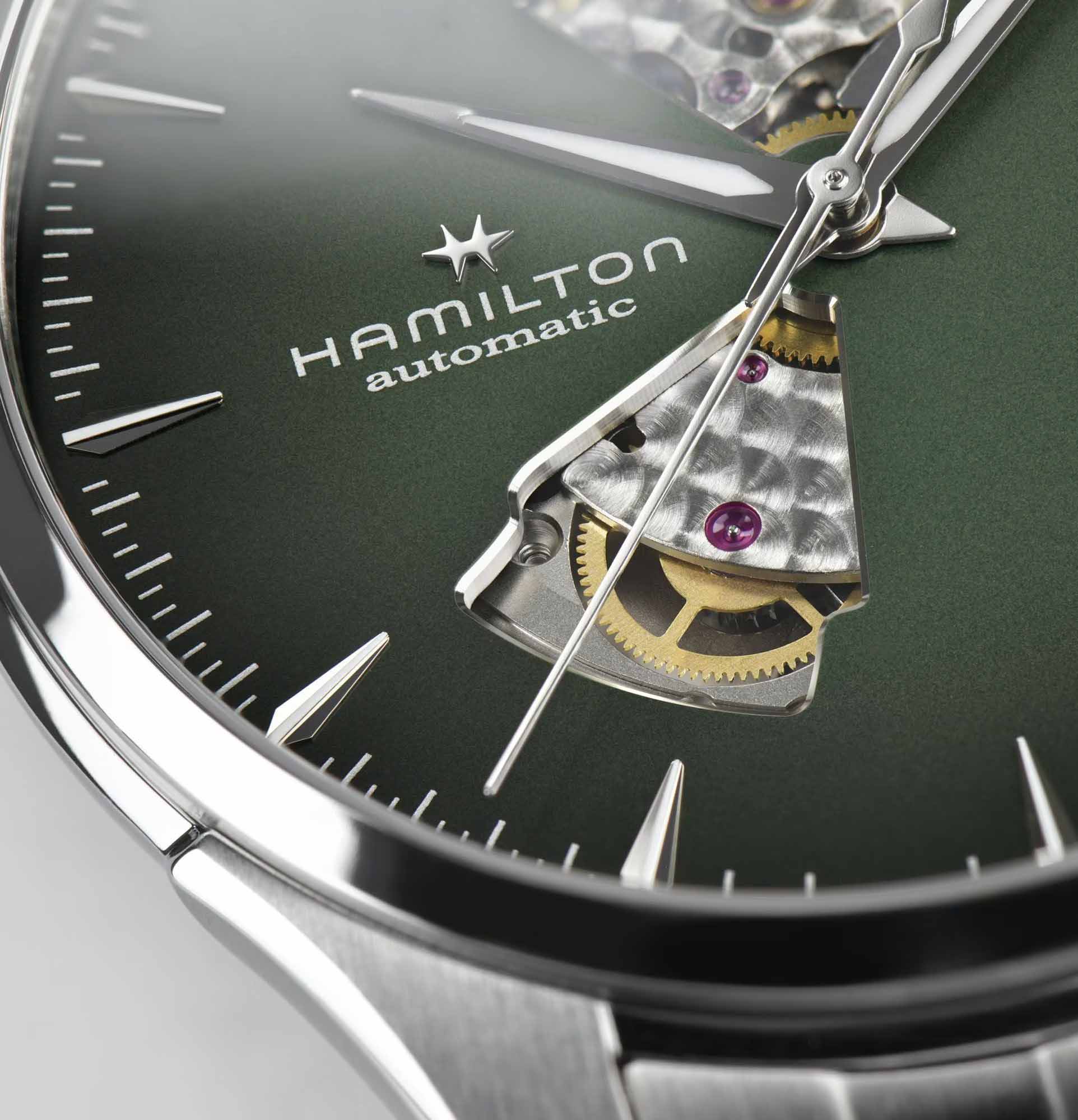 Hamilton H32675160 Jazzmaster Open Heart Auto 40mm Erkek Kol Saati