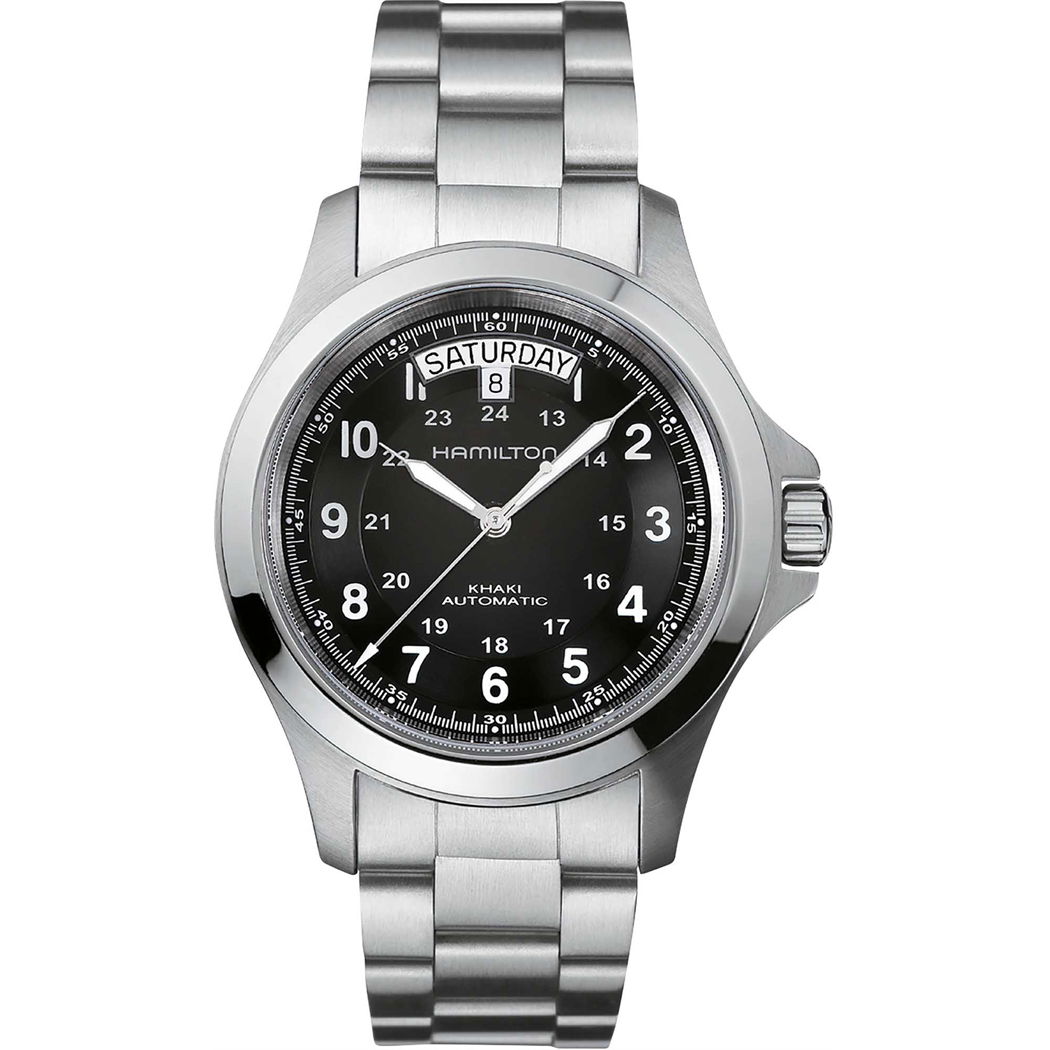 Hamilton H64455133 Khaki Field King Auto 40mm Erkek Kol Saati