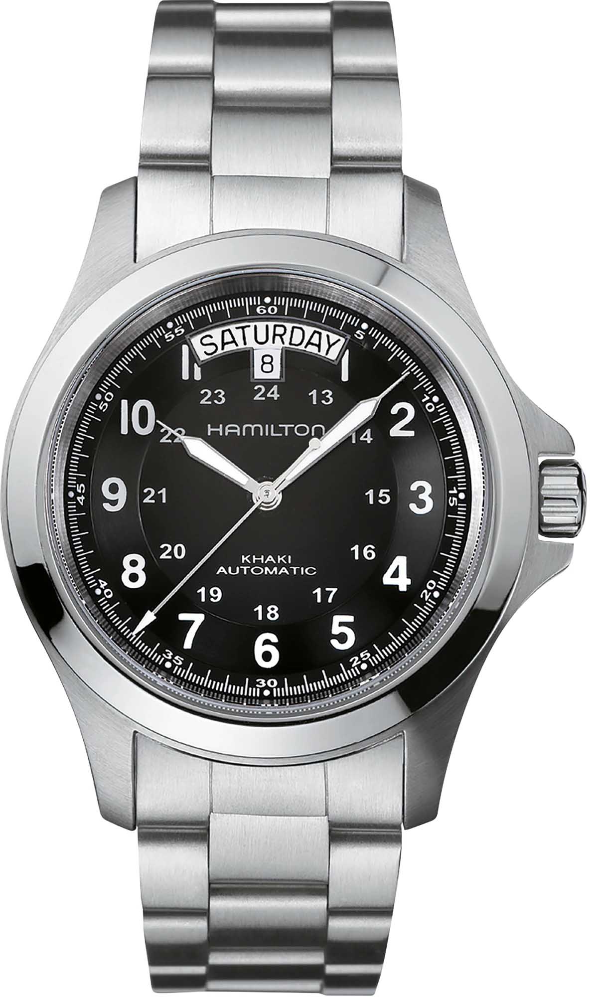 Hamilton H64455133 Khaki Field King Auto 40mm Erkek Kol Saati