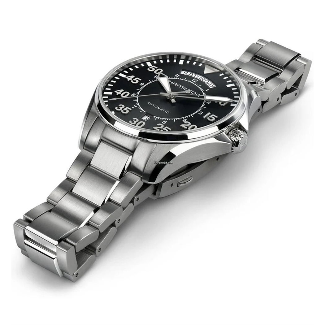 Hamilton Khaki Aviation Pilot Day Date Auto H64615135