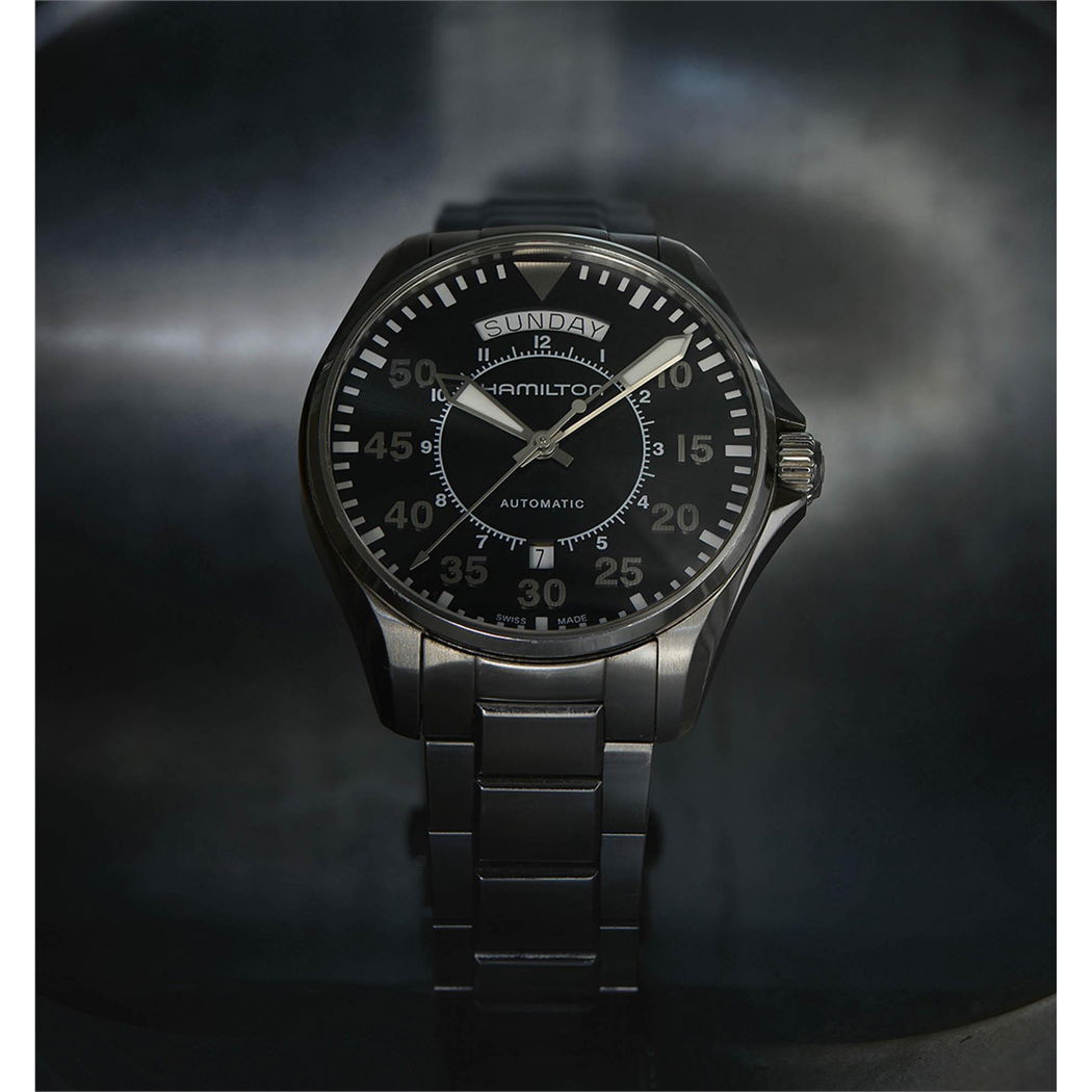 Hamilton Khaki Aviation Pilot Day Date Auto H64615135
