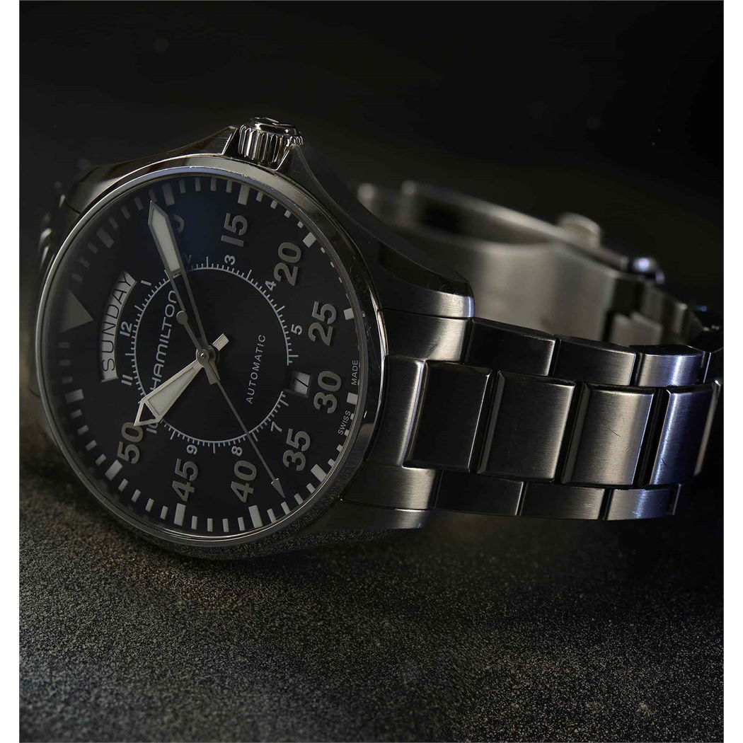 Hamilton Khaki Aviation Pilot Day Date Auto H64615135