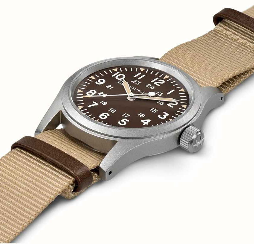 Hamilton H69439901 Khaki Field Mechanical 38 mm Erkek Kol Saati