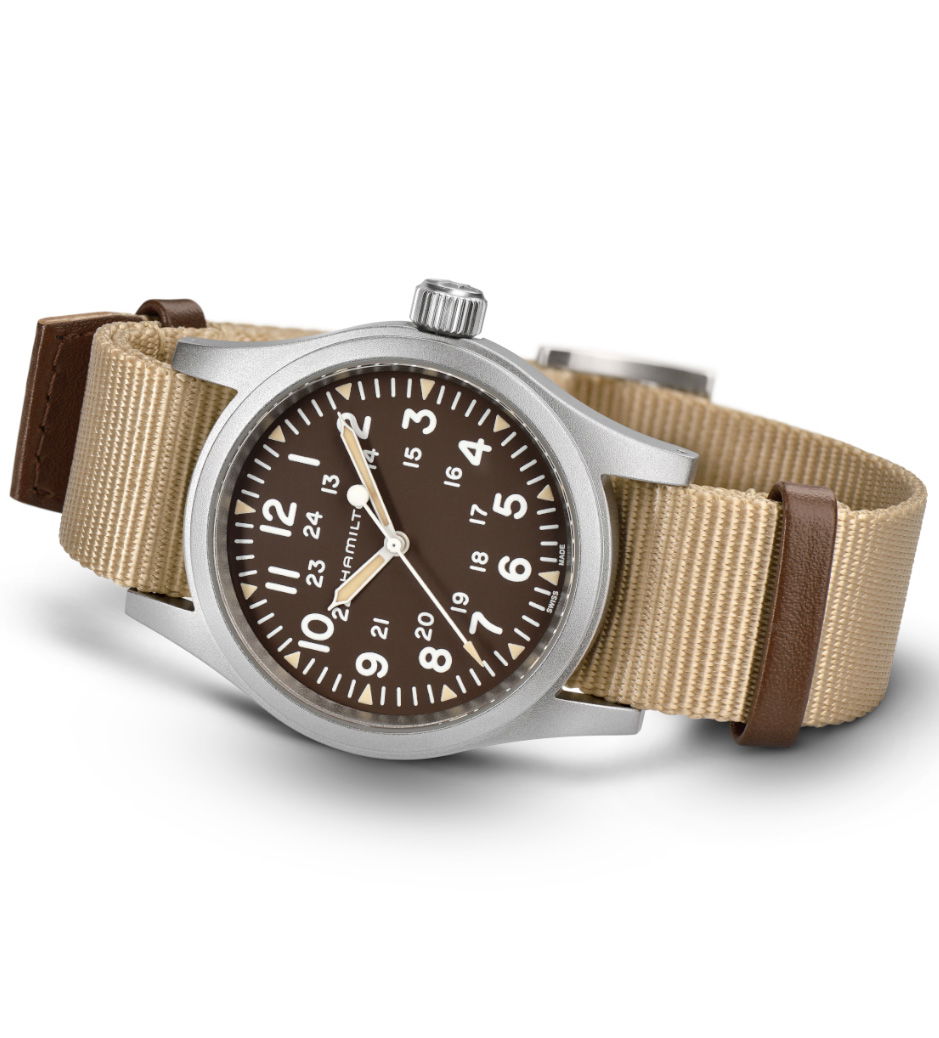 Hamilton H69439901 Khaki Field Mechanical 38 mm Erkek Kol Saati