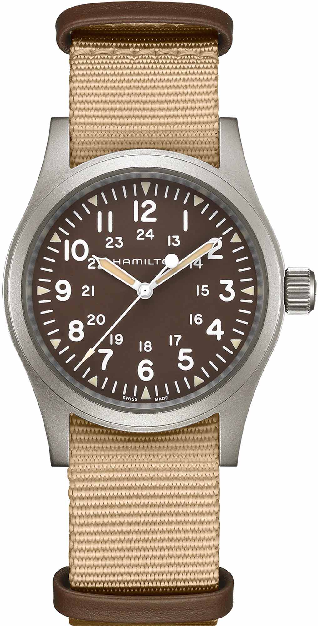 Hamilton H69439901 Khaki Field Mechanical 38 mm Erkek Kol Saati
