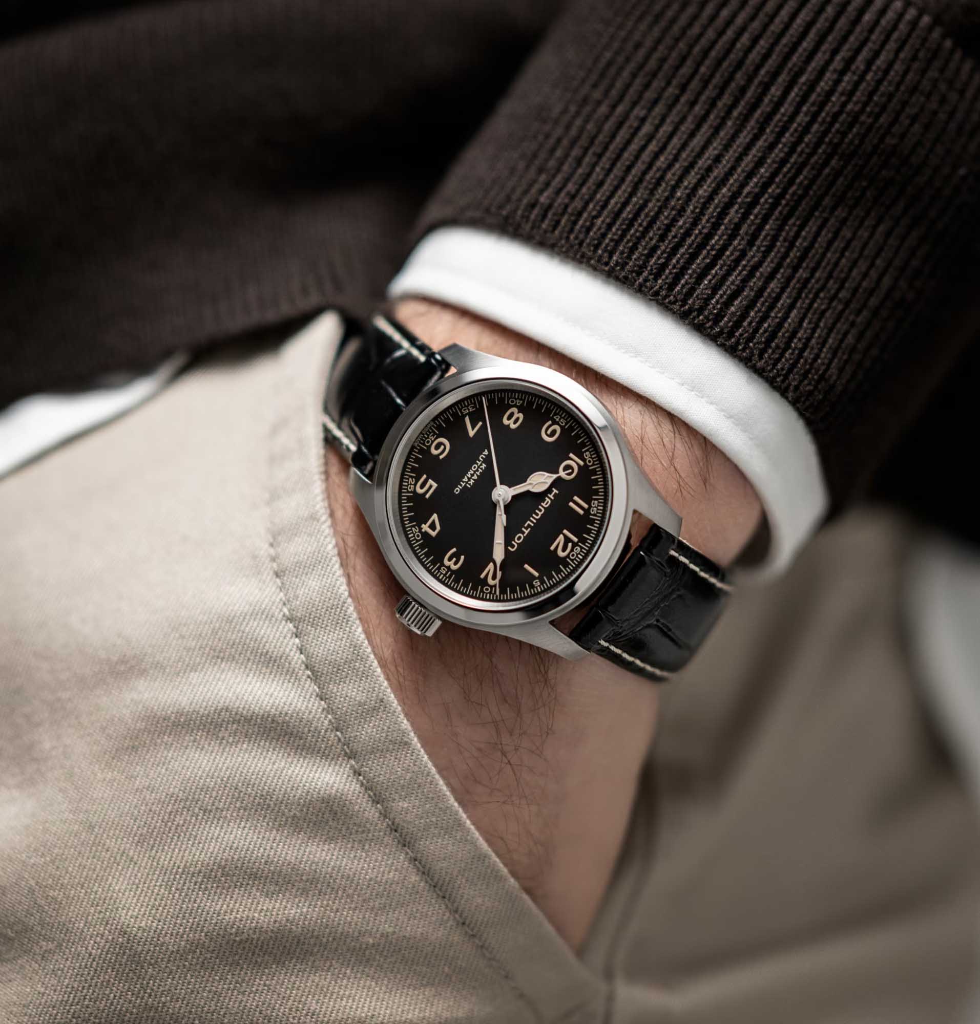 Hamilton H70405730 Khaki Field Murph 38mm Erkek Kol Saati