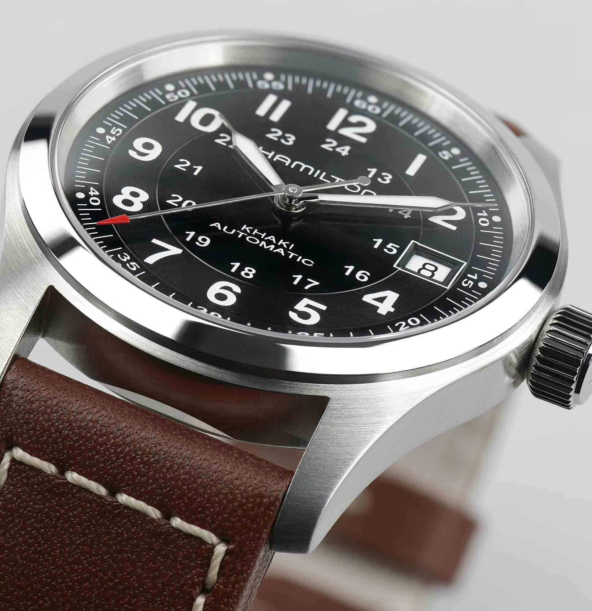 Hamilton H70455533 Khaki Field Auto 38mm Erkek Kol Saati