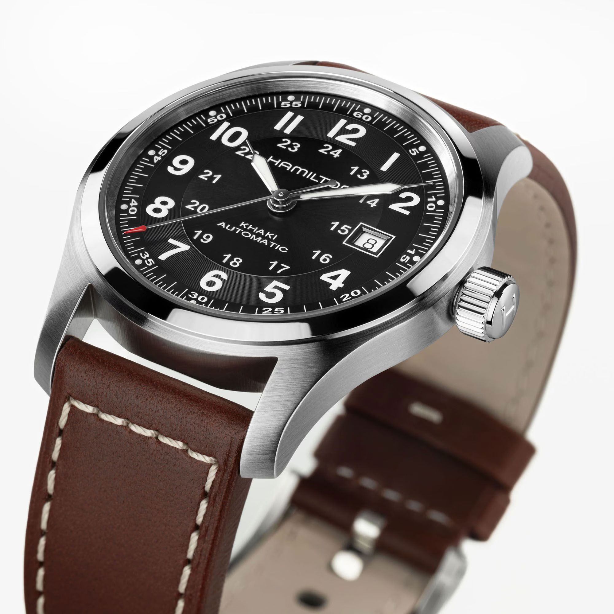Hamilton H70455533 Khaki Field Auto 38mm Erkek Kol Saati