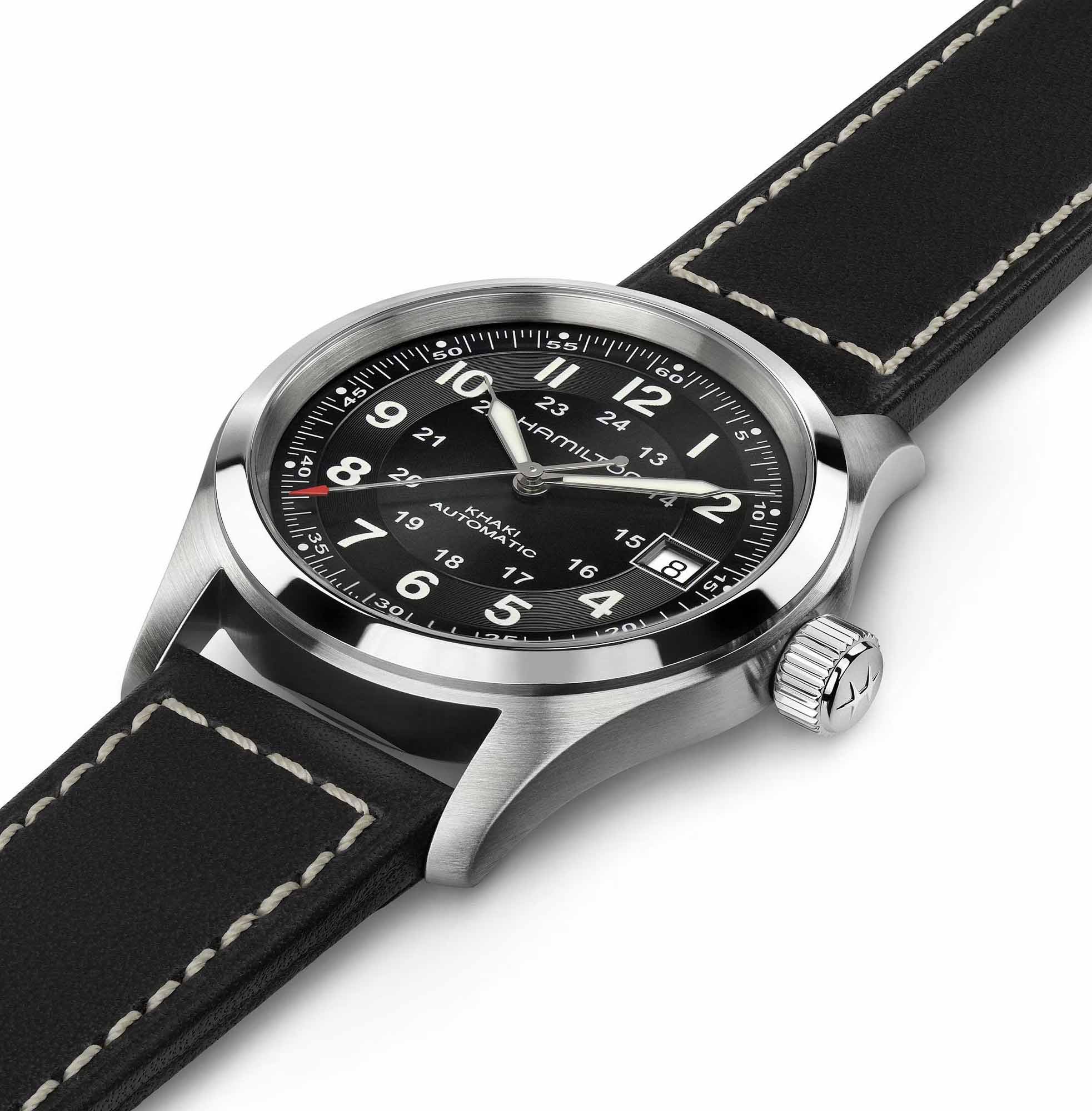 Hamilton H70455733 Khaki Field Auto 38mm Erkek Kol Saati