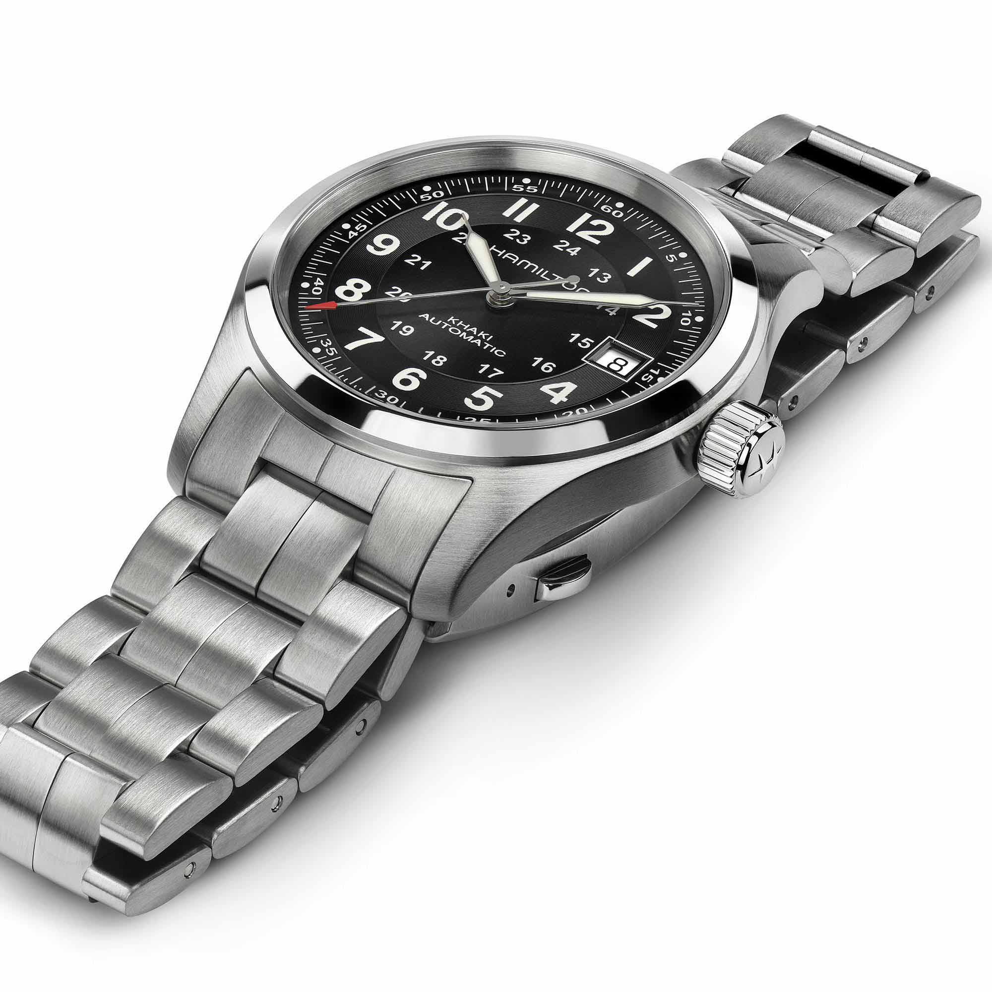 Hamilton H70515137 Khaki Field Auto 42mm Erkek Kol Saati