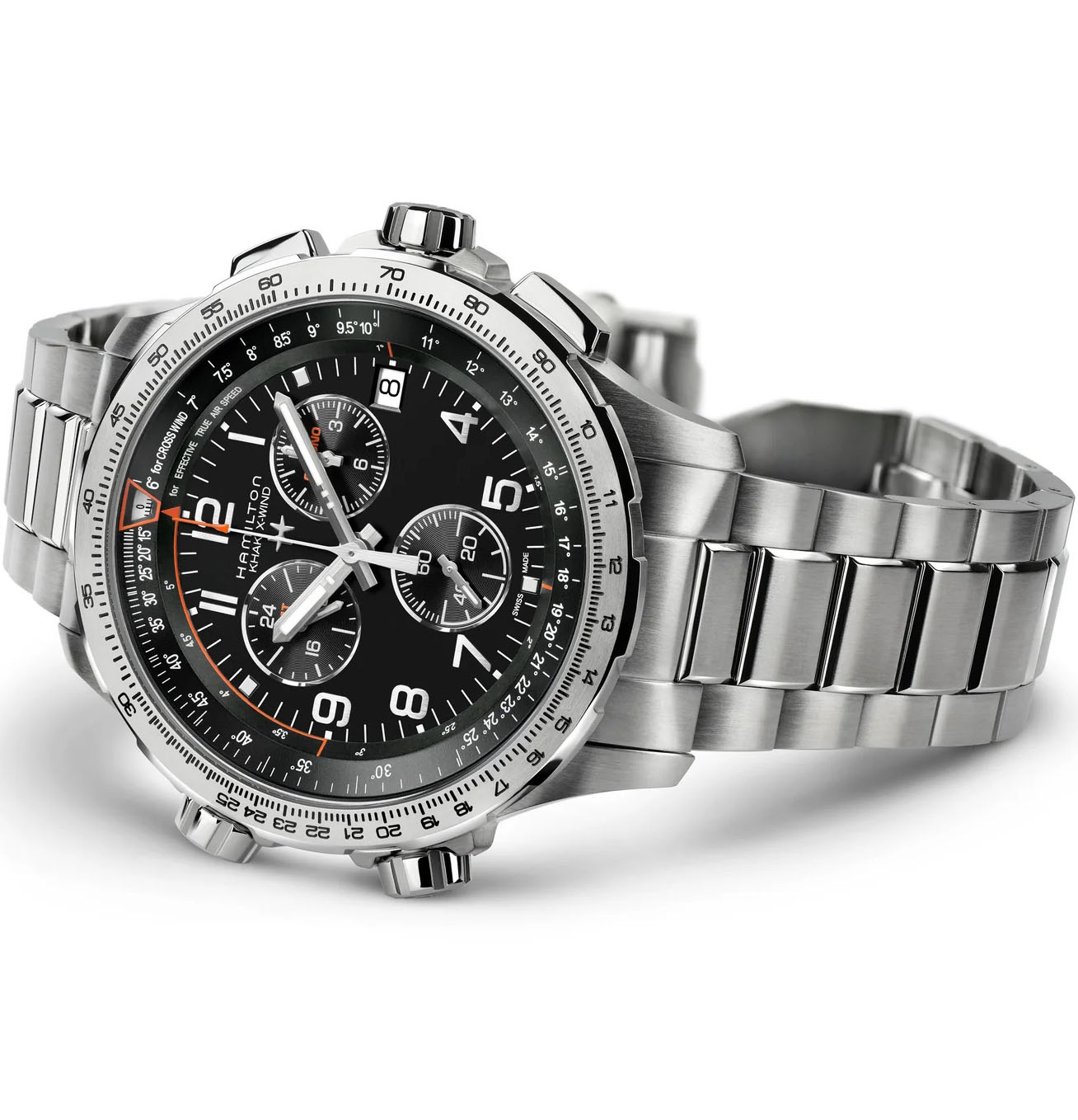 Hamilton Khaki Aviation X-wind Gmt Chrono Quartz H77912135