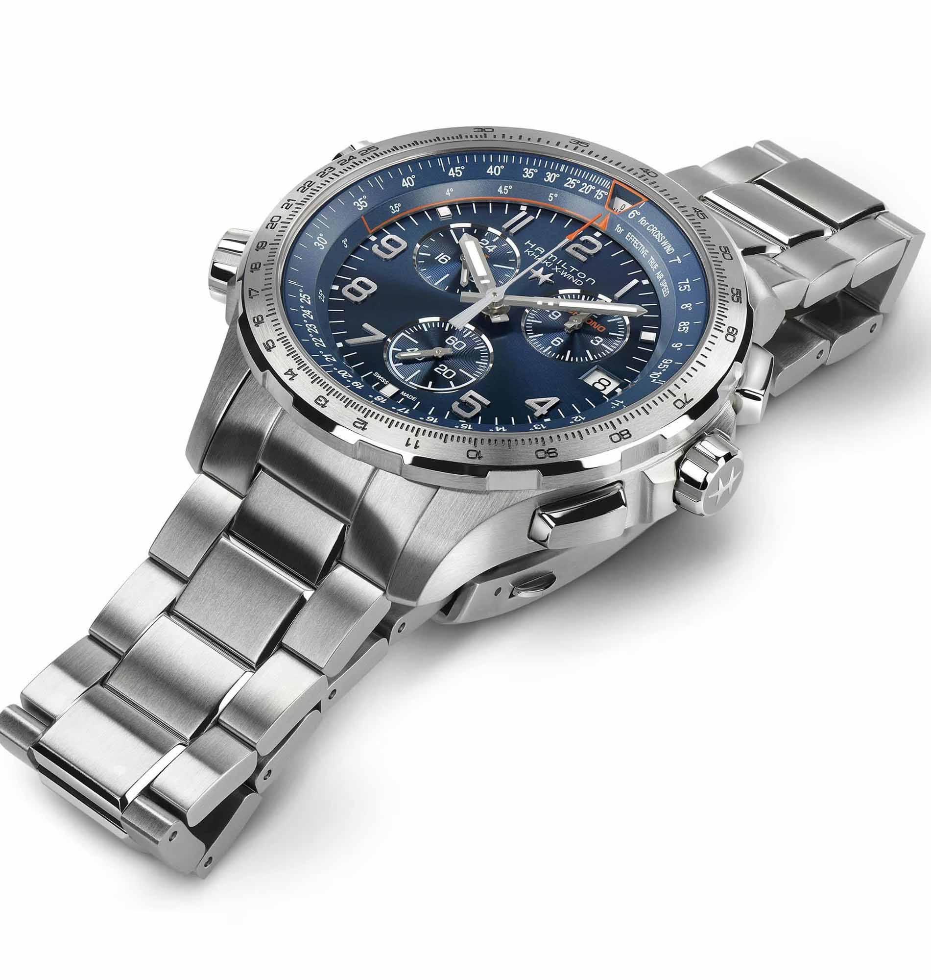 Hamilton H77922141 Khaki Aviation X-wind Gmt Chrono Quartz Erkek Kol Saati