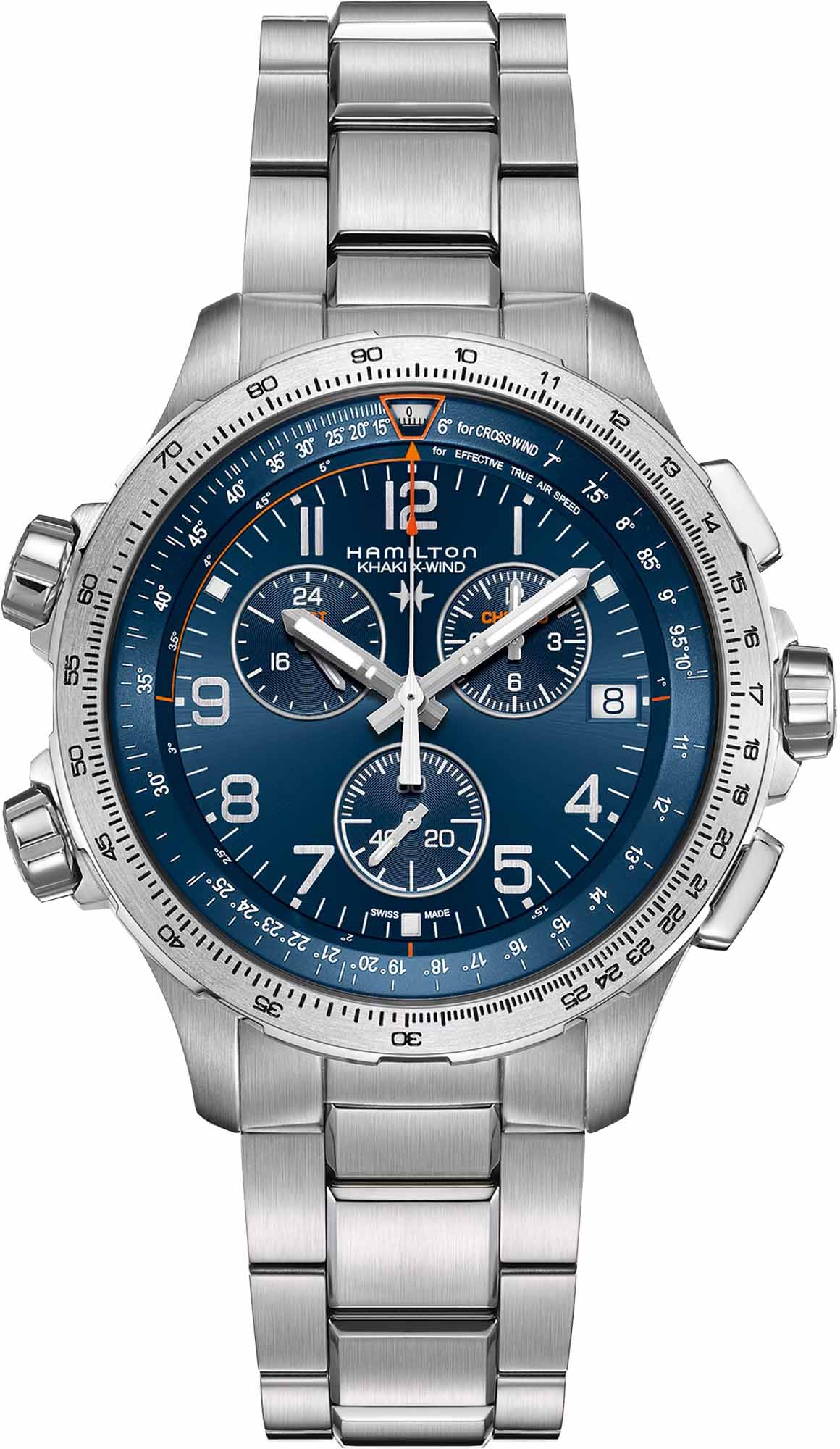 Hamilton H77922141 Khaki Aviation X-wind Gmt Chrono Quartz Erkek Kol Saati