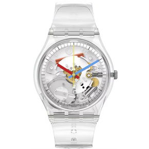 Swatch So28k100-s06 CLEARLY GENT Kol Saati