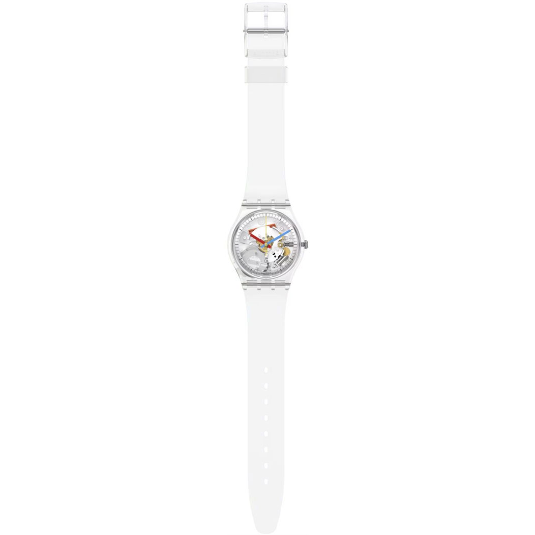 Swatch So28k100-s06 CLEARLY GENT Kol Saati