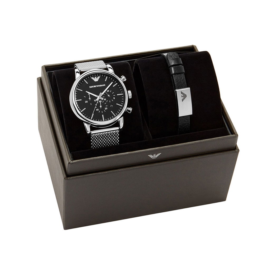 Emporio Armani Ar80062set Erkek Kol Saati ve Bileklik Seti