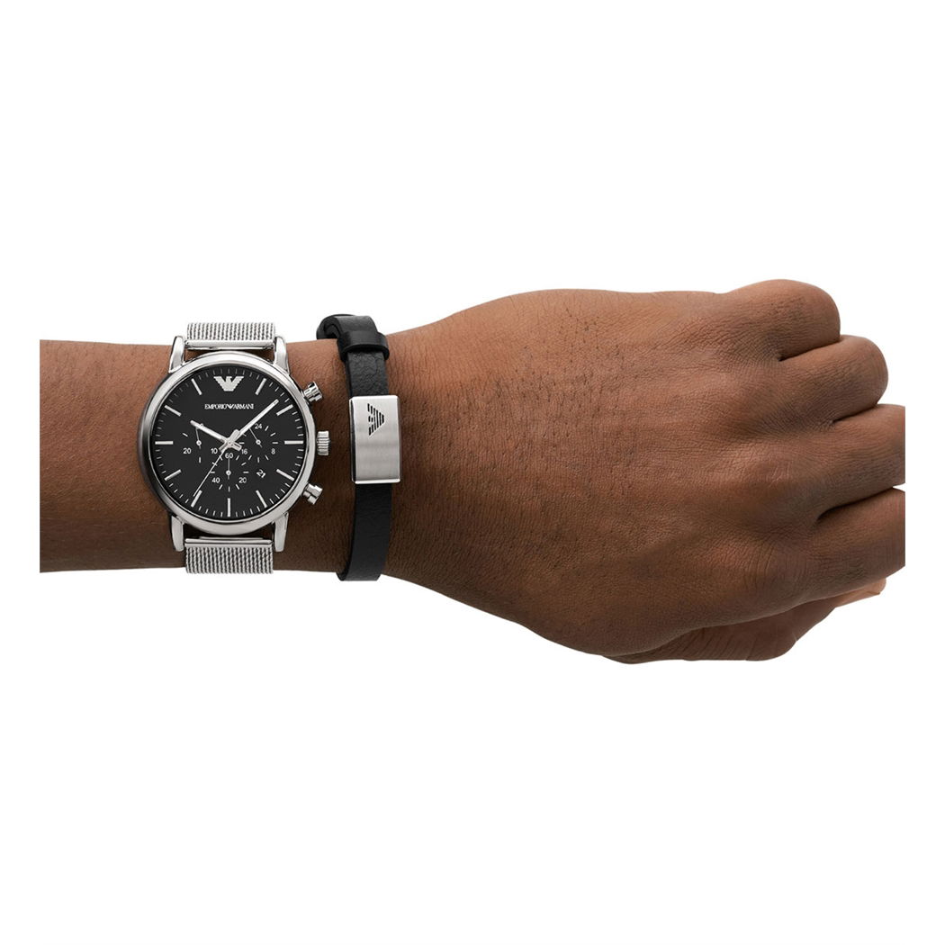 Emporio Armani Ar80062set Erkek Kol Saati ve Bileklik Seti