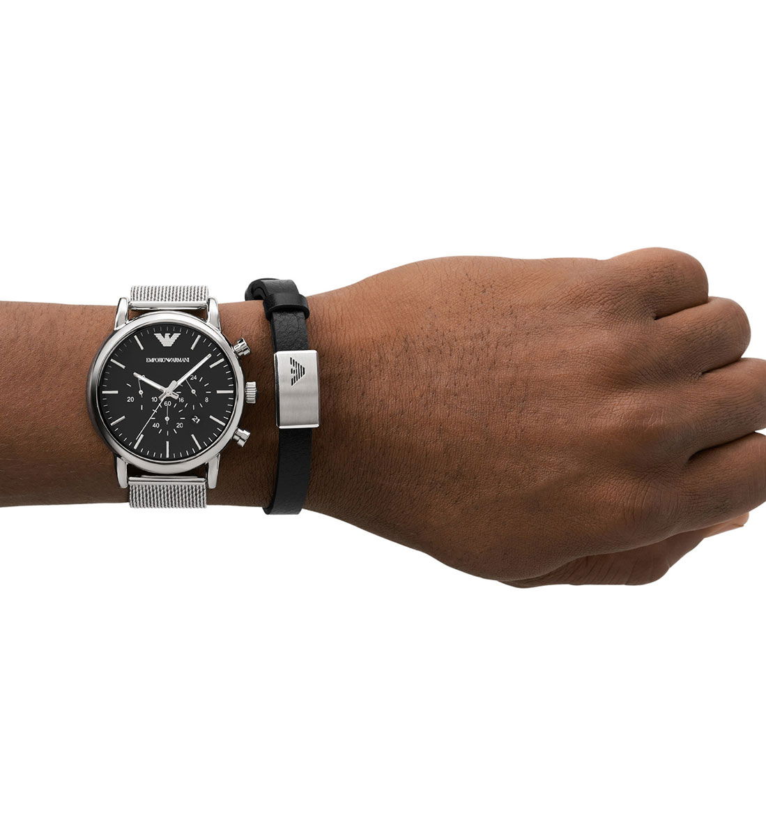 Emporio Armani Ar80062set Erkek Kol Saati ve Bileklik Seti