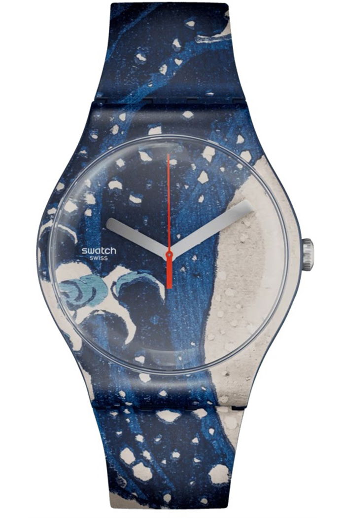 Swatch Suoz351 THE GREAT WAVE BY HOKUSAI & ASTROLABE