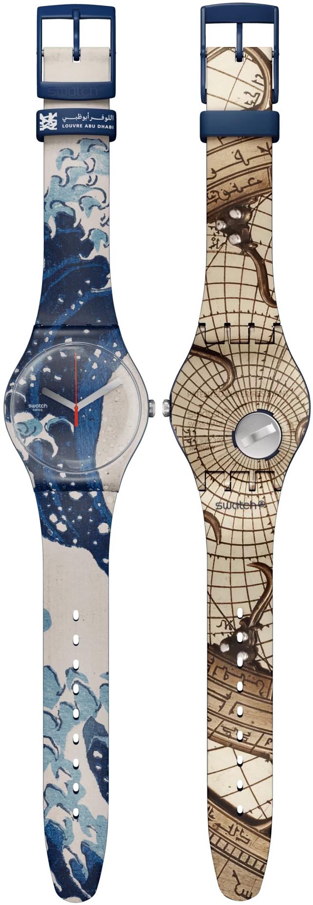 Swatch Suoz351 THE GREAT WAVE BY HOKUSAI & ASTROLABE