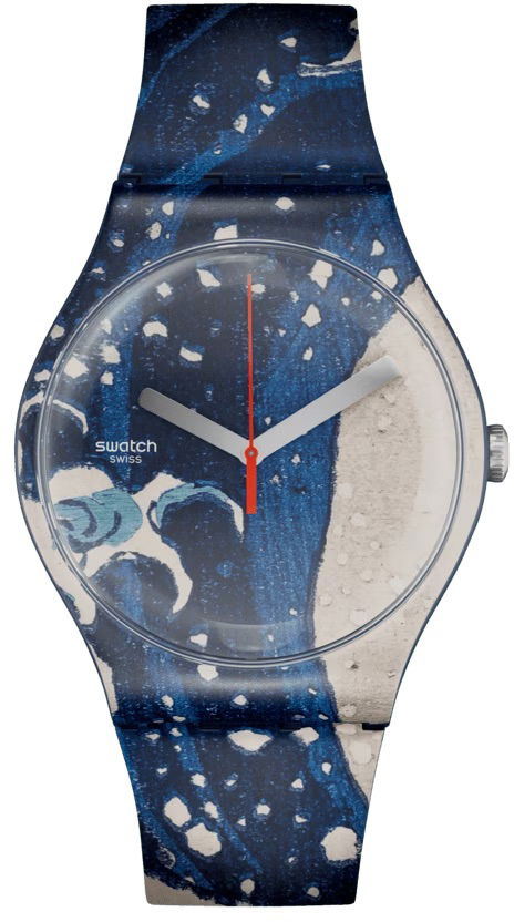 Swatch Suoz351 THE GREAT WAVE BY HOKUSAI & ASTROLABE