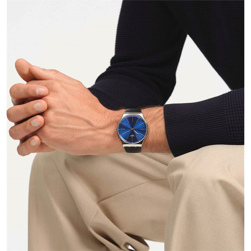 Swatch Ss07s125 FORMAL BLUE 42 Erkek Kol Saati