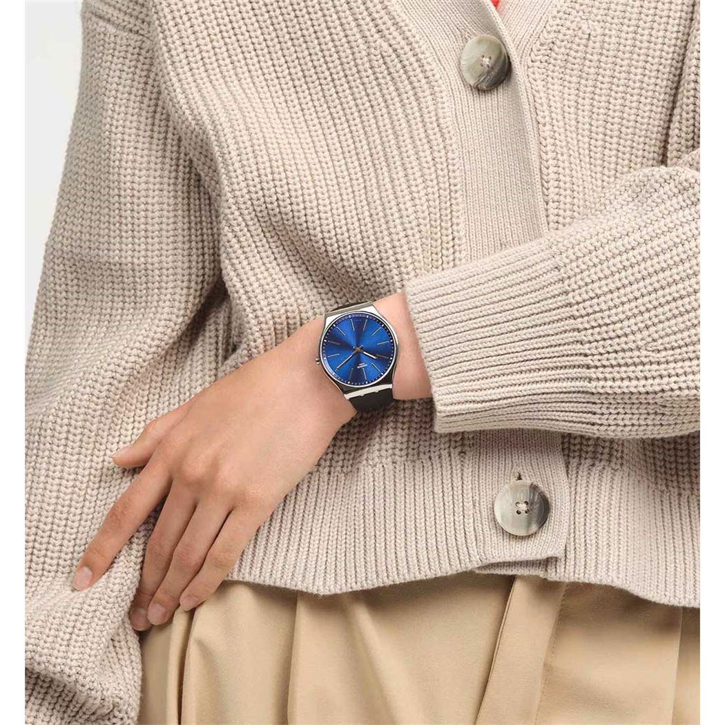 Swatch Ss07s125 FORMAL BLUE 42 Erkek Kol Saati