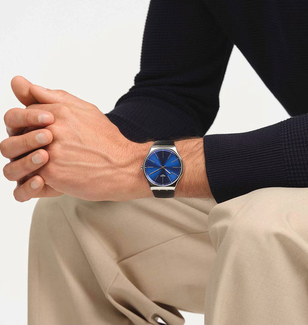 Swatch Ss07s125 Formal Blue Erkek Kol Saati
