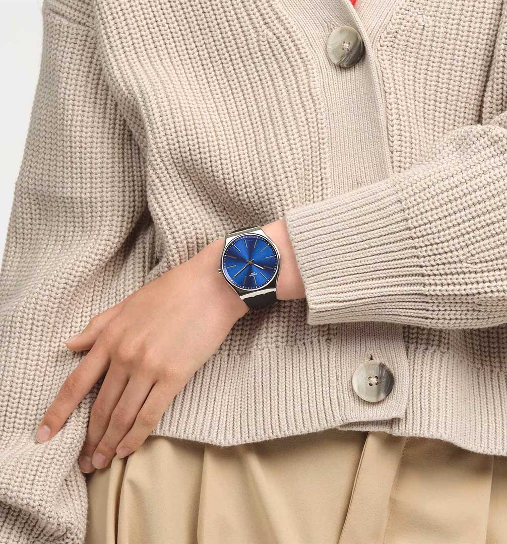 Swatch Ss07s125 Formal Blue Erkek Kol Saati