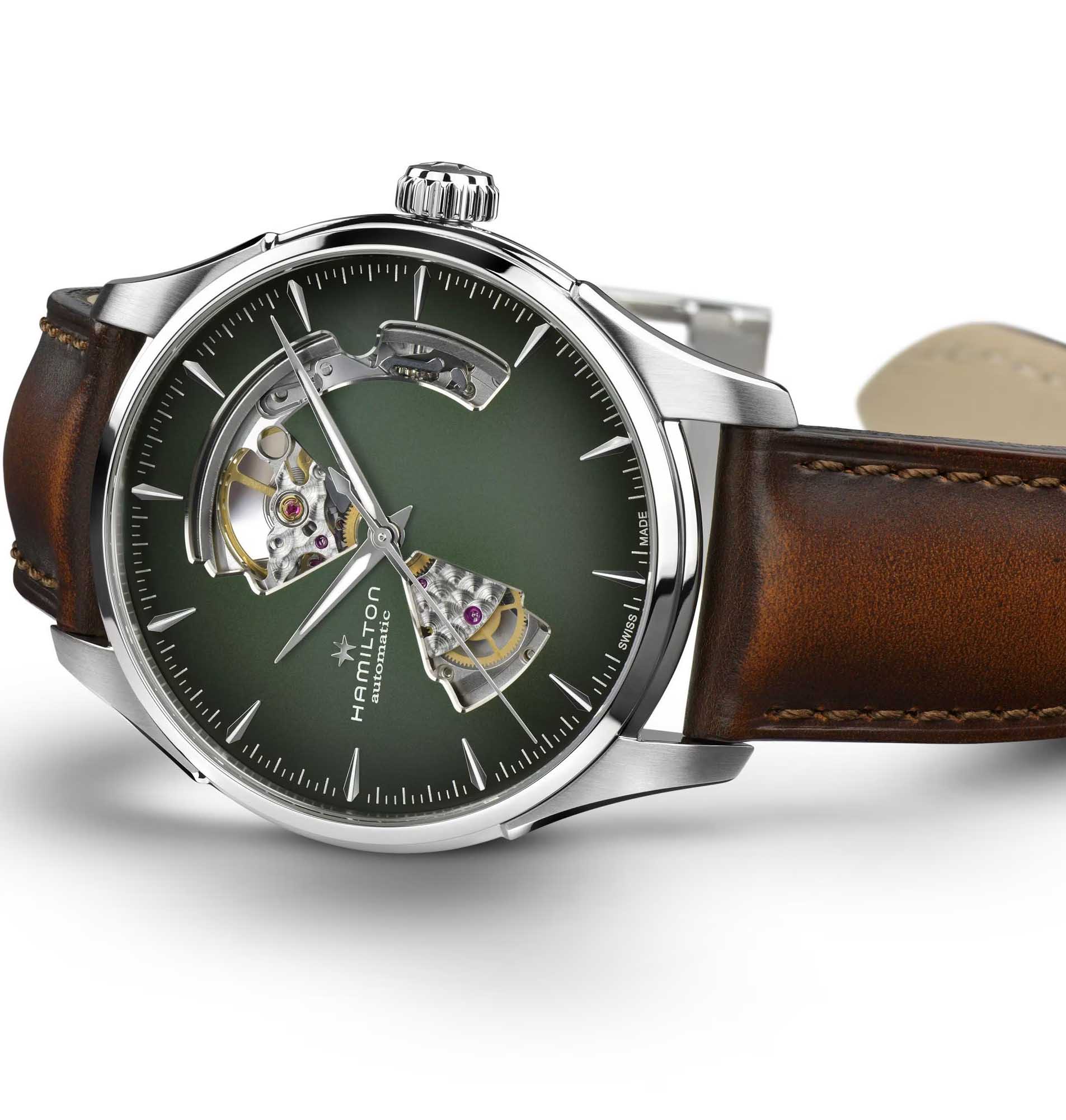 Hamilton H32675560 Jazzmaster Open Heart Auto 40mm Erkek Kol Saati