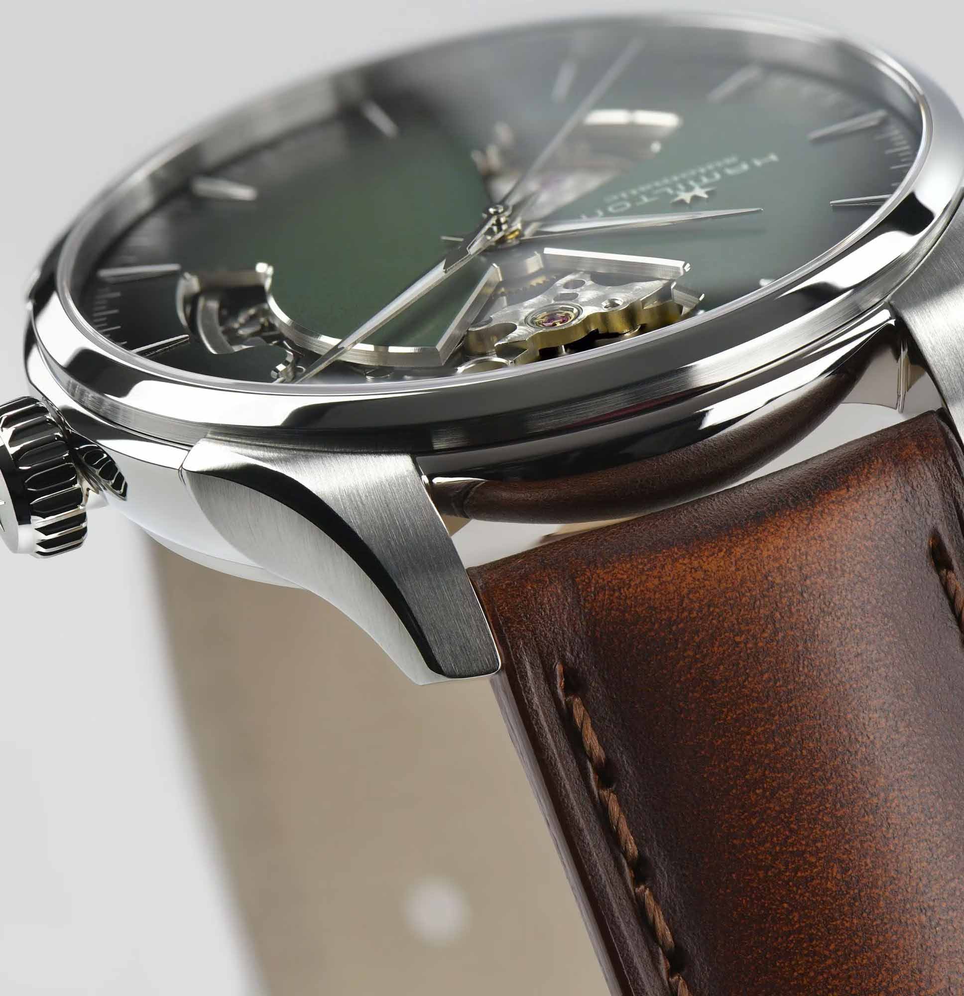 Hamilton H32675560 Jazzmaster Open Heart Auto 40mm Erkek Kol Saati