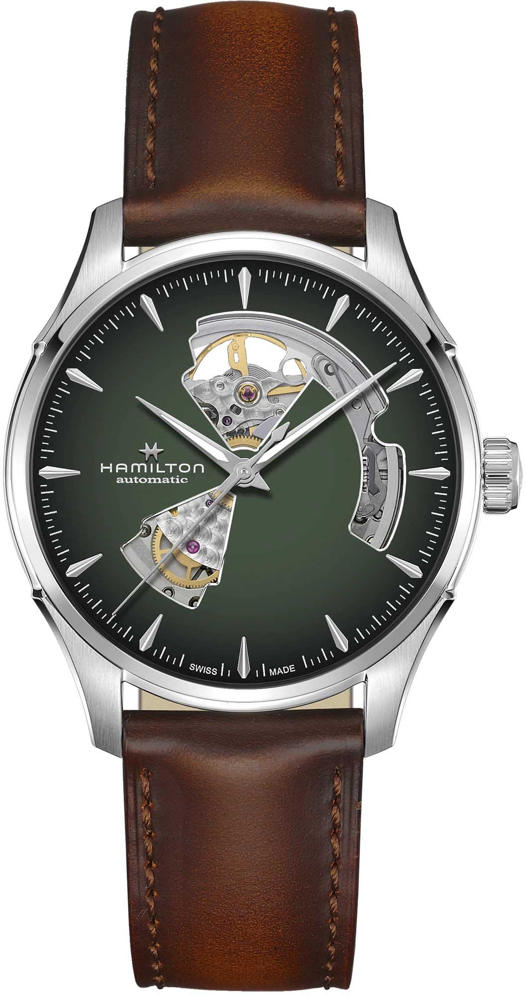 Hamilton H32675560 Jazzmaster Open Heart Auto 40mm Erkek Kol Saati