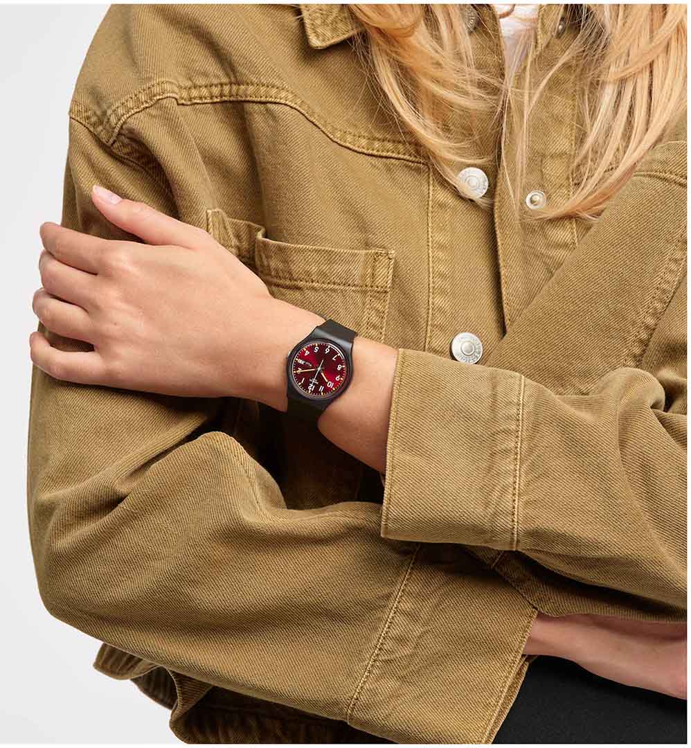 Swatch So28b704 SIR RED Kol Saati